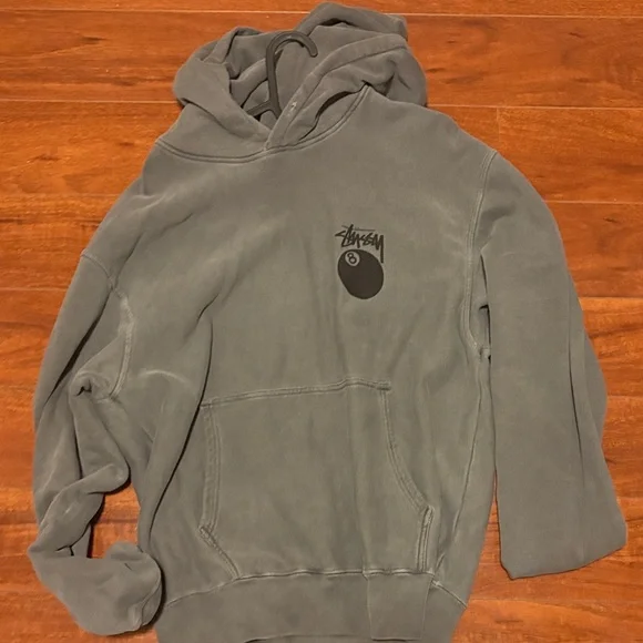 Stussy Charcoal Graphic Hoodie